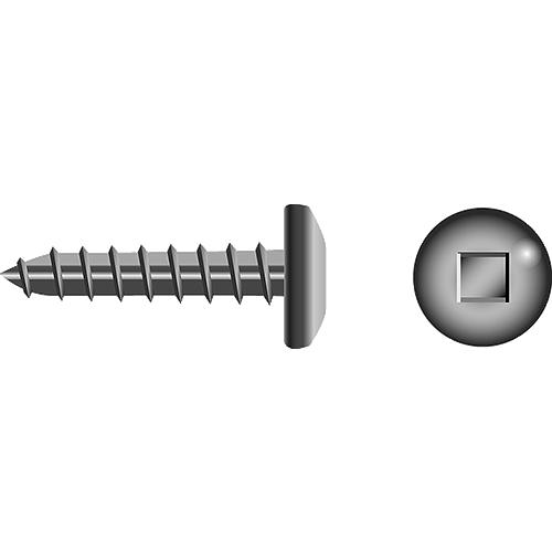 Square Tapping Screw - Pan Head, #14 X 3/4