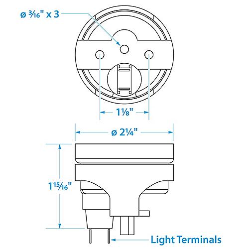 Seachoice Boat Fuel Gauge Kit, Includes Gauge And In-Tank Equipment - 50-15501 - 50-15501F1