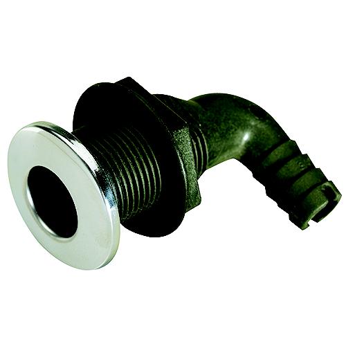 Seachoice 90 Degree Stainless Steel Covered Thru-Hull - 50-18531 - 50-18531F1