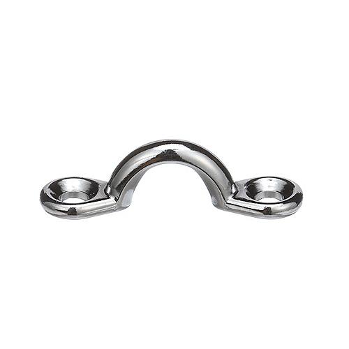 Seachoice Multi-Purpose Chrome-Plated Zinc 3/8 In. Eye Straps, Set Of 4 - 28831 - 50-28831F1