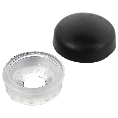 Seachoice Screw Caps, Black, Fits #6 & #8 - Rp-Mp7988Sc - 50-59898F1