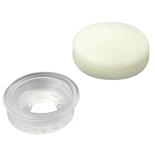 Seachoice Screw Caps, Cream, Fits #6 & #8 - Rp-Mp9705Sc - 50-59904F1