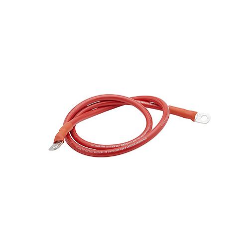 Seachoice 63033 Tinned Copper Battery Assembly, 4 Awg, Red, 4' - 63033 - 50-63033F1