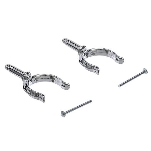 Seachoice 70501 Chrome Plated Zinc Rowlock Horns Only (Sold As Pair) - 50-70501 - 50-70501F1