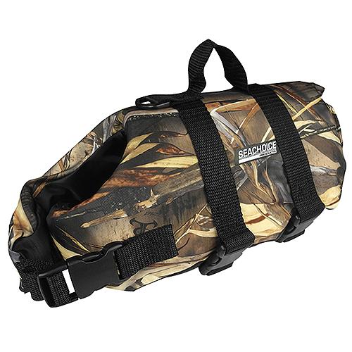 Seachoice 86470 Dog Life Vest - Camo, Sm - Dv-S-86470 - 50-86470F1