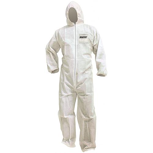 Seachoice 93147 Poly Disposable Coverall With Hood, 3X-Large - 68507Sc - 50-93147F1