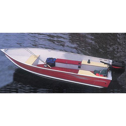 Carver 71115F10 V-Hull Fishing Boat Wide Series W/Motor Hood, 15'6, Slate Gray - 71115F10 - 500-71115F10F1