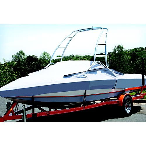 Tst-21 W/ Tower Boat Cover 7 Oz. Mist Gray Sun-Dura - 74521S11 - 500-74521S11F1