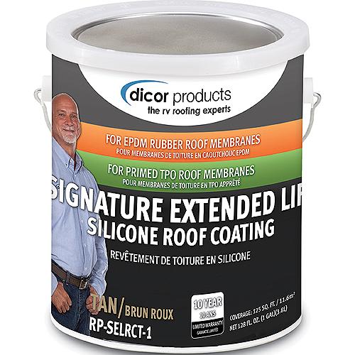 Dicor Signature Extended Life Rv Roof Coating™, Tan, Gal. - Rp-Selrct-1 - 533-Rpselrct1F1