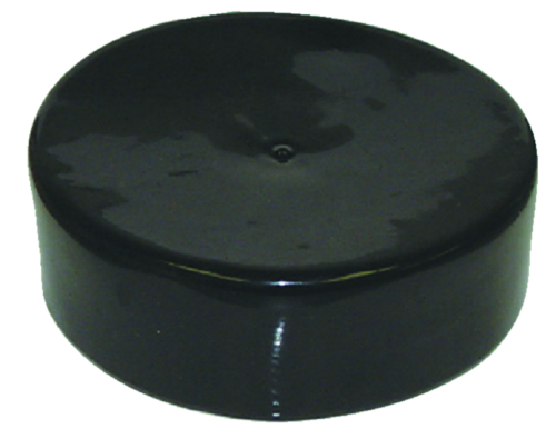 Dock Edge Flat Head Piling Cap, Pvc, Black - De91982F - 686-91982Ff1
