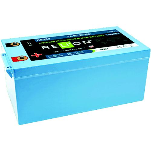 Relion Rb200 Lifepo4 Lithium Iron Phosphate 12V Battery, Group 8D - Rb200 - 569-Rb200F1