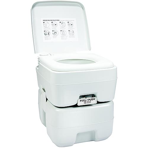 Fultyme Rv 6003 Portable Toilet, White, 5.3-Gal. (20 L) - Def1020S - 590-6003F1