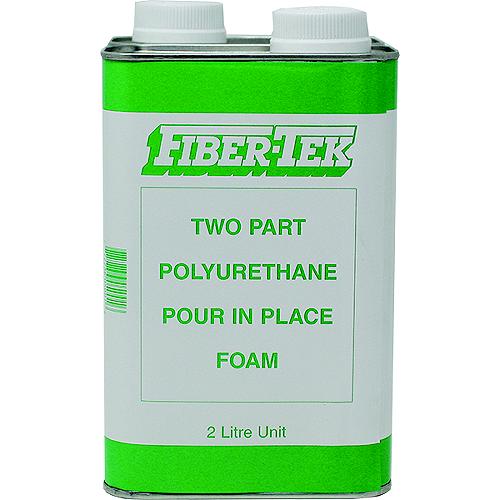 Fibertek Pf2 Rigid Polyurethane Pour In Place Foam, 2L, 4/Case - 70311 - 624-Pf2F1