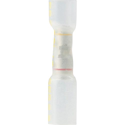 Ancor 320325 Heat Shrink Step-Down/Multi Wire Butt Connectors, Clear W/Yellow Dashes, 25/Pk - 320325 - 639-320325F1