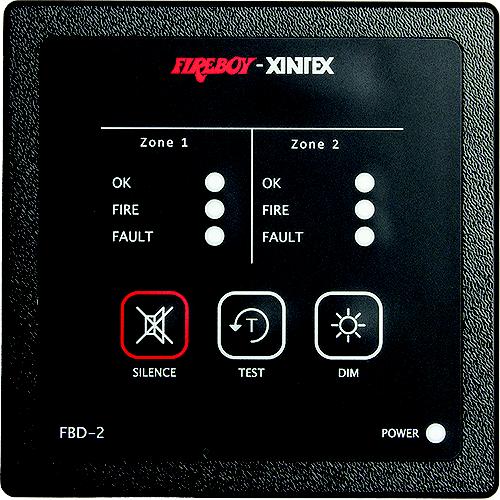 Fireboy Fbd2R Fbd Series Fire Detection System, 12-24Vdc, 2 Zone - Fbd-2-R - 669-Fbd2Rf1