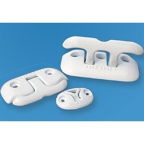 Dock Edge De2603Wf Flip-Up Ring Dock Cleat, White - De2603Wf - 686-De2603Wff1