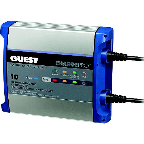 Guest 2710A Chargepro On-Board Battery Charger, 10 Amps, 1 Bank - 2710A - 85-2710Af1