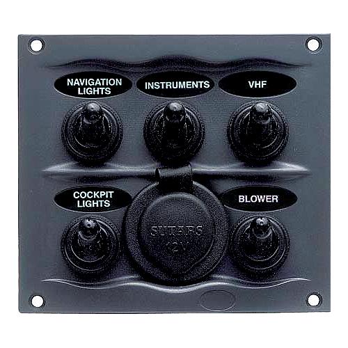 Marinco Waterproof Switch Panel - 900-5Wps - 969-9005Wpsf1