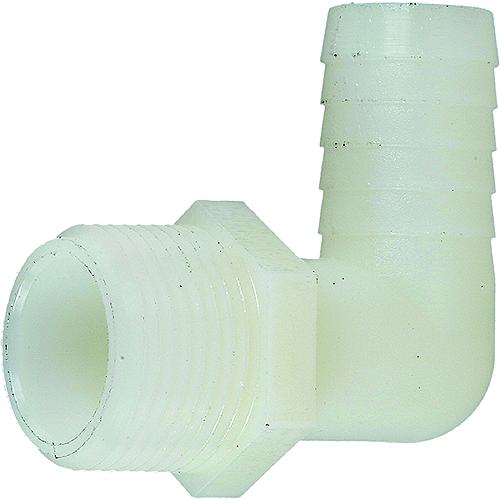 Green Line G21N90150150 Nylon 90° Male Pipe To Hose Adaptor, 1-1/2