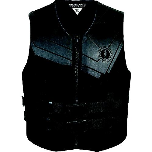 Mustang Mv1283Xxl13 Horsepower Neoprene Pfd, Black, 2Xl - Mv1283Xxl-13 - 693-Mv1283Xxl13F1