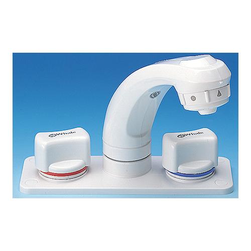 Whale Marine Rt2498 Elegance White Faucet & Shower Mixer - Rt2498 - 698-Rt2498F1