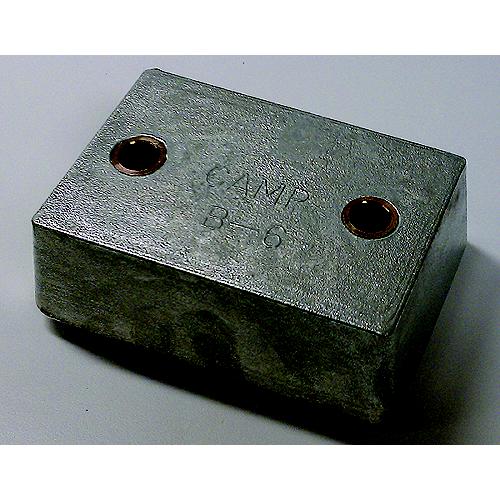 Rectangular Zinc Anode Plate - B6 - 70-B6F1