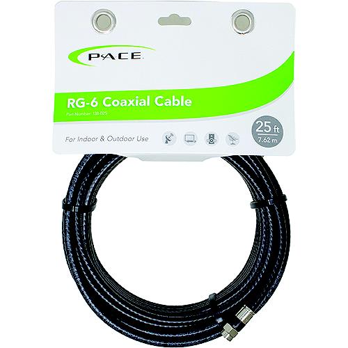Pace 138025 Rg-6 Coaxial Cable, 25' - 138-025 - 727-138025F1