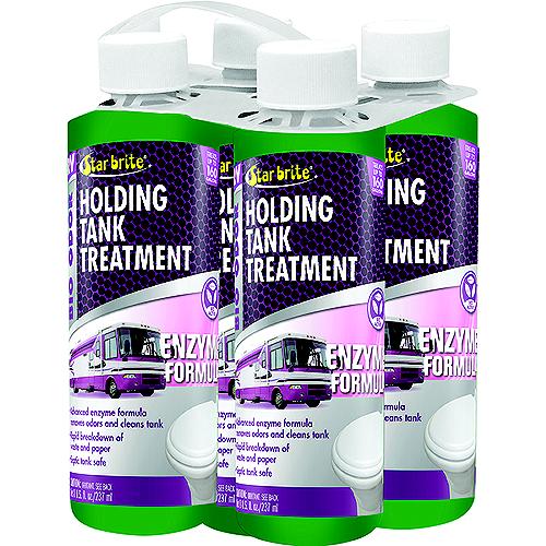 Starbrite 75008 Bio Odor Enzyme Holding Tank Treatment, 8 Oz. 4-Pack - 75008 - 74-75008F1
