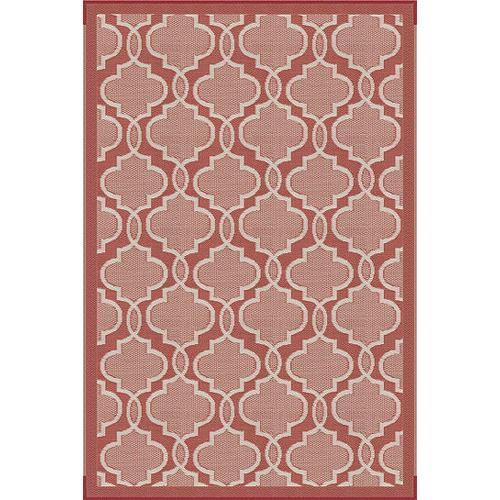 Lippert 2021028008 All Weather Patio Mat 6' X 9', Terracotta - 2021028008 - 804-2021028008F1
