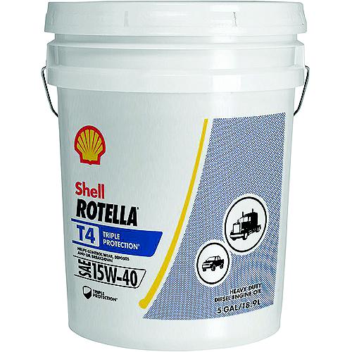 Shell 550045128 Rotella® T4 Triple Protection Heavy Duty Diesel Engine Oil, 18.9L, 2/Case - 550045128 - 852-550045128F1
