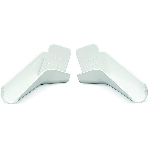 B&B Molders 94172 Rain Gutter Spout, Flexible, Polar White - 94172 - 865-94172F1