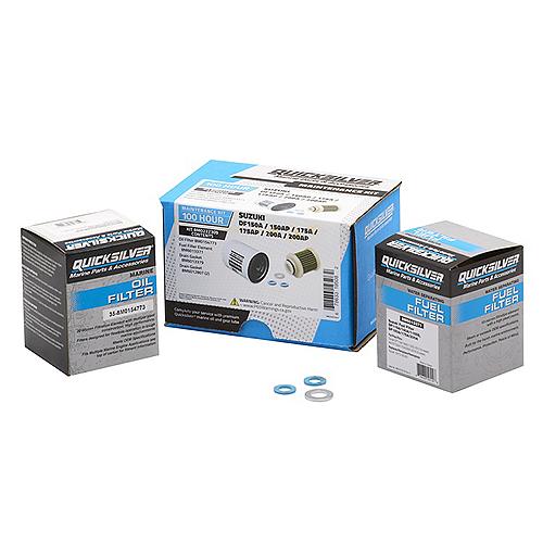 Quicksilver 8M0222309 100 Hour Maintenance Kit, Suzuki Df150A/150Ap/175A/175Ap/200A/200Ap - 8M0222309 - 710-8M0222309F1