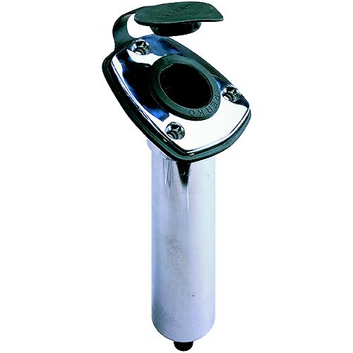 Perko 0448Dp1Chr Flush Mount Angled Rod Holder - 0448Dp1Chr - 9-0448Dp1Chrf1