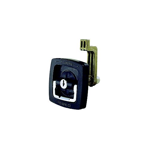 Perko Flush Latch, Locking, Black - 1031Dp1Blk - 9-1031Dp1Blkf1