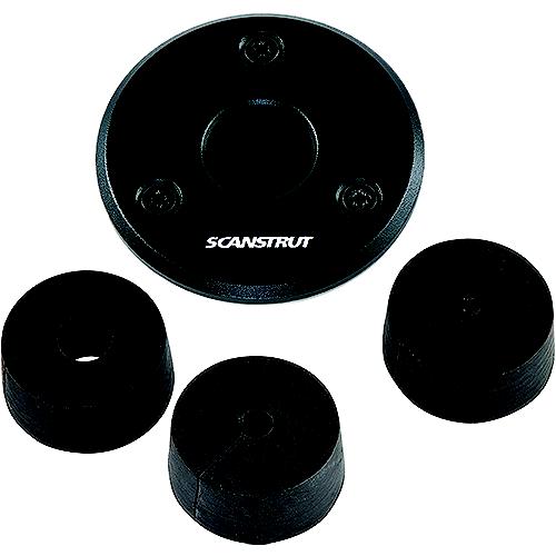 Scanstrut Dslp21Bblk Low Profile Cable Seal, Black Anodized Aluminum, Fits 9-14Mm Cable - Ds-Lp-21B-Blk - 922-Dslp21Bblkf1