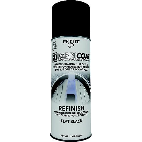 Pettit 3002 Ez Fabricoat Flexible Marine Fabric Refinisher, 11 Oz., Flat Black - 1300220 - 93-3002F1