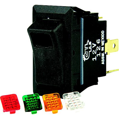 Bep 1001716 Rocker Switch, Off-On, Spst, 1/4