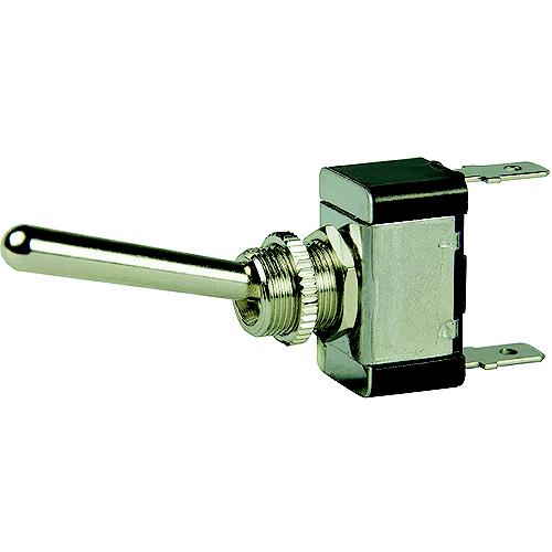 Bep 1002013 Chrome Plated Toggle Switch, Off-On, Spst, 1/4