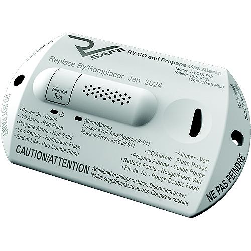 Rv Safe Rvcolp2W Combination Co And Propane Alarm, White, 2-Wire - Rvcolp-2W - 972-Rvcolp2Wf1
