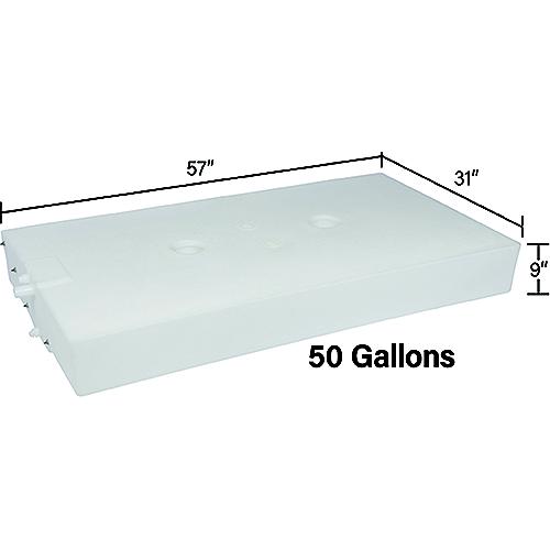Ameri-Kart W1468001Ds Fresh Water Tank, 50 Gal. - W1468001Ds - 992-W1468001Dsf1