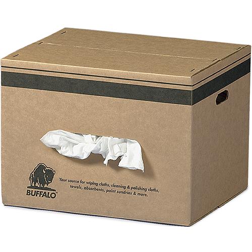 Buffalo New Bleached White Knit Wipers - 12024 - 199-12024F1