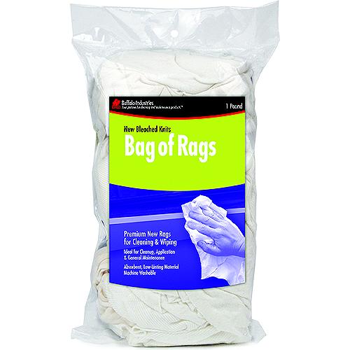 Buffalo New Bleached White Knit Wipers - 60200 - 199-60200F1