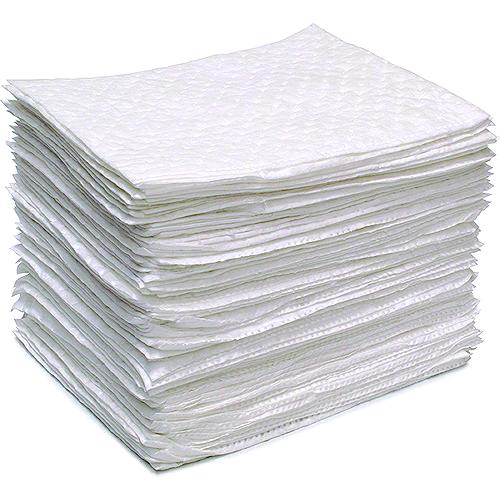Buffalo Recycled Heavy Weight Oil Only Sorbent Pads (100 Per Pack) - 91107 - 199-91107F1
