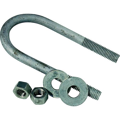 Tie Down Engineering Galvanized U-Bolt Kit - 86224 - 241-86224F1