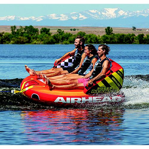 Airhead Aht2223Sm Super Mable Towable Tube, 1-3 Riders - Aht2223Sm - 253-Aht2223Smf1