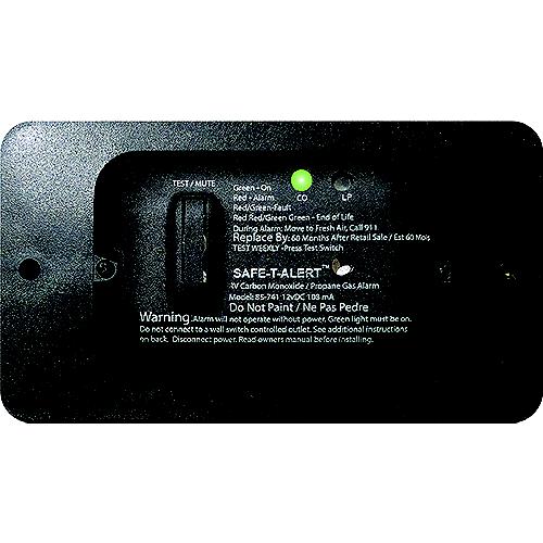 Mti Industries 85741Bl 85 Series Safe-T-Alert Co/Propane Alarm, Black - 85-741-Bl-Tr - 270-85741Bltrf1