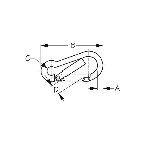Seadog 151120 Aisi 316 Stainless Steel 4-3/4