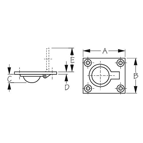 Cast Ring Pull - 221850-1 - 354-2218501F1