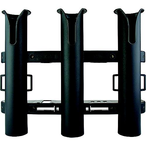 Seadog 3250331 Triple Threat™ Three Pole Rod Holder, Black - 325033-1 - 354-3250331F1