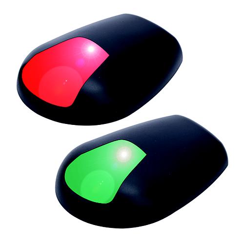 Seadog 400078 Black Led Side Mount Side Navigation Port & Starboard Lights | Uscg 1 Nm Approved | #8 Fastener - 400078-1 - 354-4000781F1